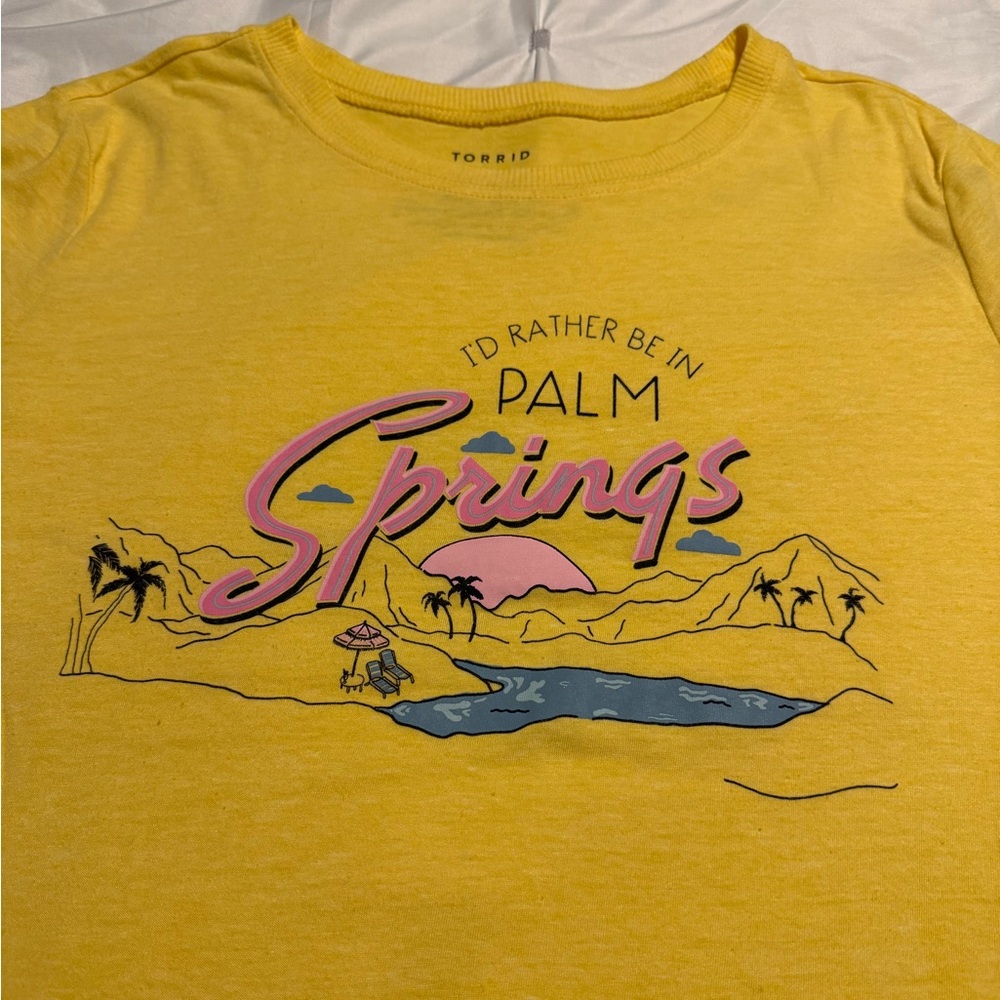 Torrid Yellow Classic Fit Tee